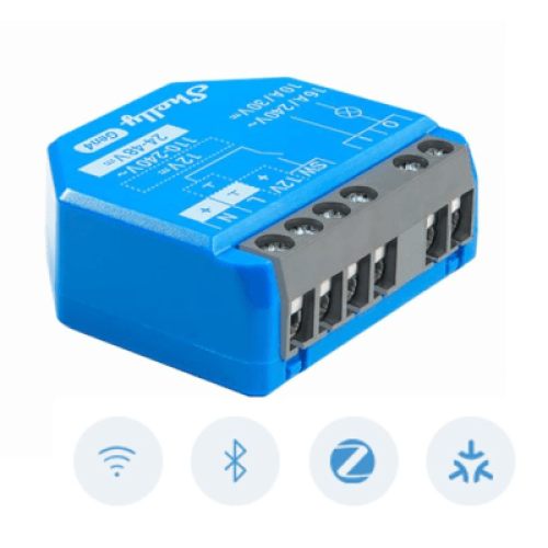 Relevador inalámbrico inteligente 16A, 110-240 V / 1  salida de contacto seco / compatible con asistente de voz Alexa, Google Home / Wifi 2.4