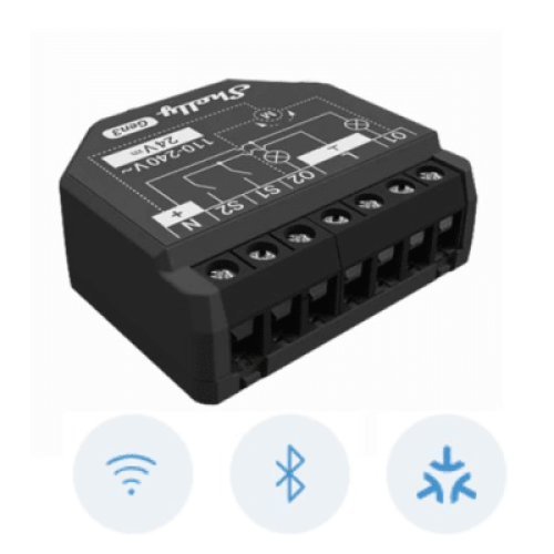 Apagador inteligente Wifi 2.4 / 2 canales  Para apagador doble / 10A por canal / Compatible con asistentes de voz
