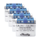 KIT 4 piezas El medidor de potencia más pequeño,  inteligente con Wi-Fi, medición de consumo, 1 canal 16A,