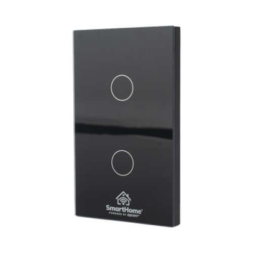 (ZigBee) Apagador switch inalámbrico ZigBee, control de 2 regresos de carga, 110V
