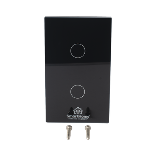 (ZigBee) Apagador switch inalámbrico ZigBee, control de 2 regresos de carga, 110V