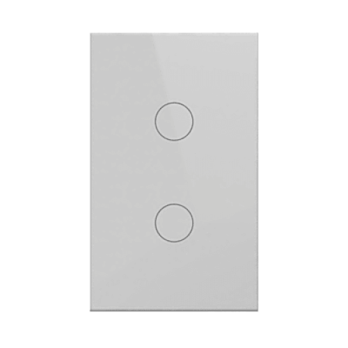 (ZigBee) Apagador switch inalámbrico ZigBee . Cable Neutro Opcional, control de 2 regresos de carga, 110V