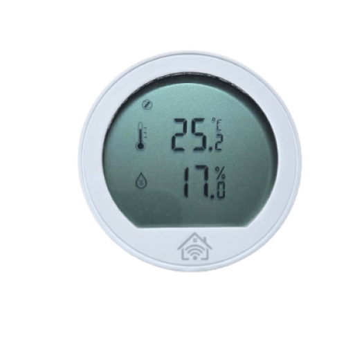 (ZigBee) Sensor de temperatura y humedad con pantalla de consulta, inalambrico ZigBee