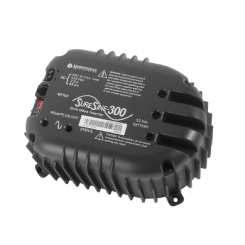 Inversor de Onda Sinusoidal Pura SureSine 300 W / 12 VCC a 110 VCA / 85-90% Eficiencia / Uso Industrial / Certificación UL