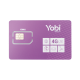 SIM Yobi para dispositivos móviles 3G/4G con recarga de 1GB cada mes durante 1 año de servicio (solo datos)
