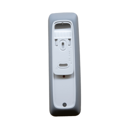 Control remoto 1 canal para motores de persiana Somfy con señal inalámbrica, instrucciones: sube, baja y detener, con posición favorita programada.
