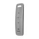 Control remoto 5 canales para motores de persiana Somfy con señal inalámbrica, instrucciones: sube, baja y detener, con posición favorita programada.