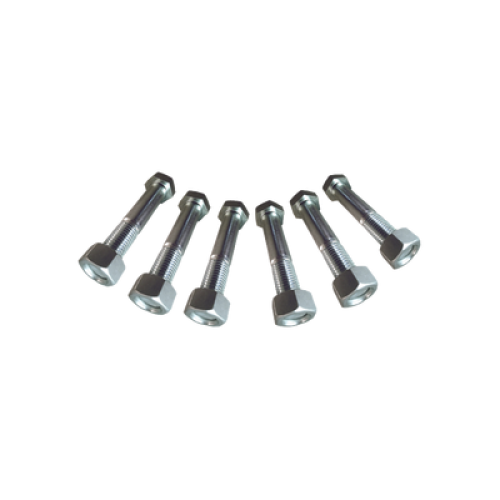 Juego de 6 Tornillos y tuercas de acero inoxidable de 3/4” x 2 1/2.