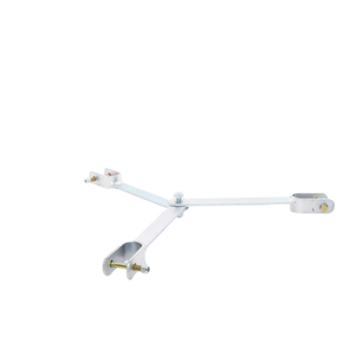 Brida para sujeción de retenida compatible con tramos STZ45, Galvanizado electrolítico.