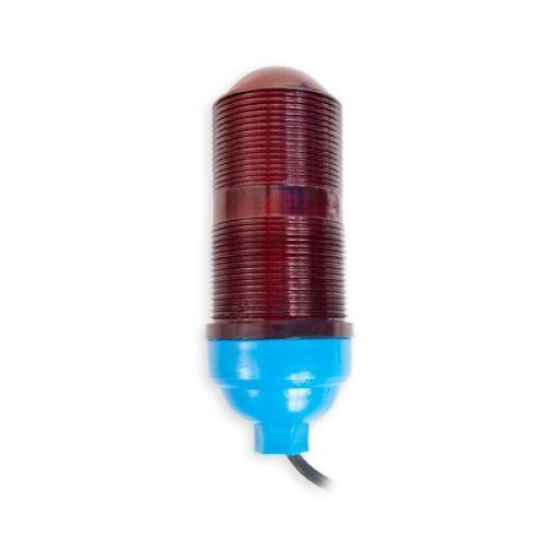 Lámpara de Obstrucción Básica con Globo Rojo de Policarbonato (Con Foco). Lámpara de Obstrucción Básica con Globo Rojo de Policarbonato (Con Foco).