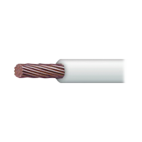 Cable Eléctrico de Cobre Recubierto THW-LS Calibre 4 AWG 19 Hilos Color Blanco (100 metros) Cable Eléctrico de Cobre Recubierto THW-LS Calibre 4 AWG 19 Hilos Color Blanco (100 metros)