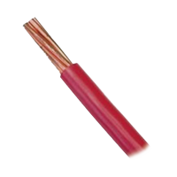 Cable 10 AWG Color Rojo, Conductor de Cobre Suave Cableado. Aislamiento de PVC, Auto Extinguible. (Venta por Metro)