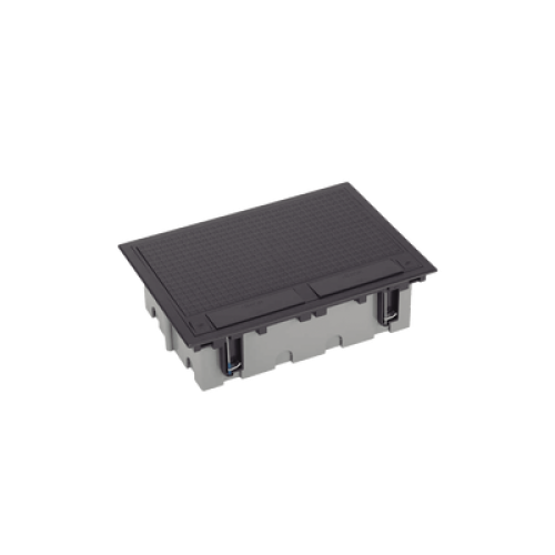 Caja Para Instalación en Piso Falso para Voz, Datos o Contactos Eléctricos / Capacidad para 6 Módulos / Espacio Embellecedor en la Tapa / Profundidad Ajustable de 90 a 120 mm (3.54 a 4.72 pulgadas) / Los Módulos se Adquieren Aparte / (SF610/14CY)