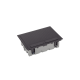 Caja Para Instalación en Piso Falso para Voz, Datos o Contactos Eléctricos / Capacidad para 6 Módulos / Espacio Embellecedor en la Tapa / Profundidad Ajustable de 90 a 120 mm (3.54 a 4.72 pulgadas) / Los Módulos se Adquieren Aparte / (SF610/14CY)