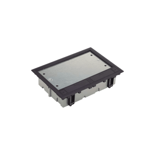 Caja Para Instalación en Piso Falso para Voz, Datos o Contactos Eléctricos / Capacidad para 6 Módulos / Espacio Embellecedor en la Tapa / Profundidad Ajustable de 90 a 120 mm (3.54 a 4.72 pulgadas) / Los Módulos se Adquieren Aparte / (SF610/14CY)