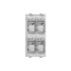 Placa Plana de Voz y Datos con Guardapolvo para 4 RJ45 / Color Blanco / 4 Puertos para Jacks Keystone / Compatible con Cajas de Pavimento SM-CPAV-2 y SM-CPAV-4 / Modelo S76C/9 Placa Plana de Voz y Datos con Guardapolvo para 4 RJ45 / Color Blanco / 4 Puertos para Jacks Keystone / Compatible con Cajas de Pavimento SM-CPAV-2 y SM-CPAV-4 / Modelo S76C/9