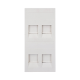 Placa Plana de Voz y Datos con Guardapolvo para 4 RJ45 / Color Blanco / 4 Puertos para Jacks Keystone / Compatible con Cajas de Pavimento SM-CPAV-2 y SM-CPAV-4 / Modelo S76C/9 Placa Plana de Voz y Datos con Guardapolvo para 4 RJ45 / Color Blanco / 4 Puertos para Jacks Keystone / Compatible con Cajas de Pavimento SM-CPAV-2 y SM-CPAV-4 / Modelo S76C/9