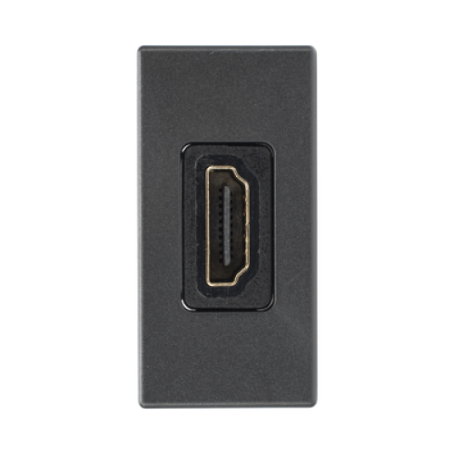 Módulo HDMI Hembra - Hembra Color Grafito / (K129B/14)