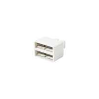 Clip de Puente, Para Uso con Regletas S66 de Siemon, de 1 Par, Color Blanco