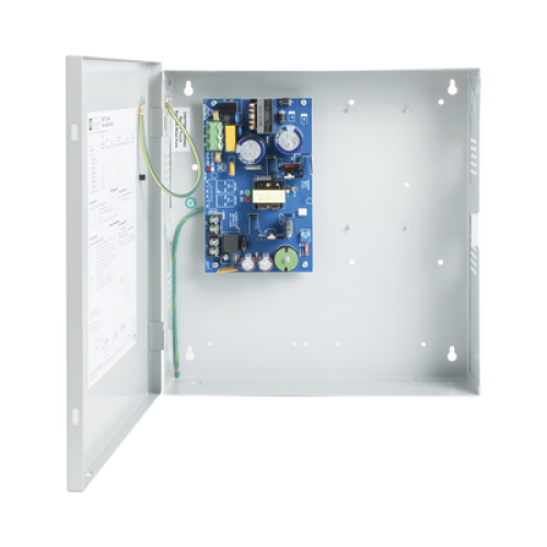 12 o 24 Vcc @ 6 Amp. / fuente de alimentación / 1 salida / capacidad de baterías de respaldo / requieren baterías 