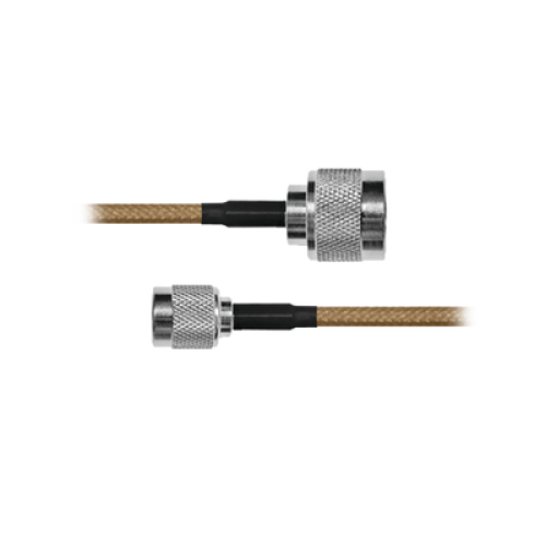 Cable RG-142/U, con conectores N Macho / TNC Macho de 60 cm.