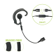 Auricular de gancho para el oído (RESPONDER) con cable de fibra trenzada y conector SNAP. Requiere micrófono de solapa de 1 o 2 hilos de la Serie SNAP.