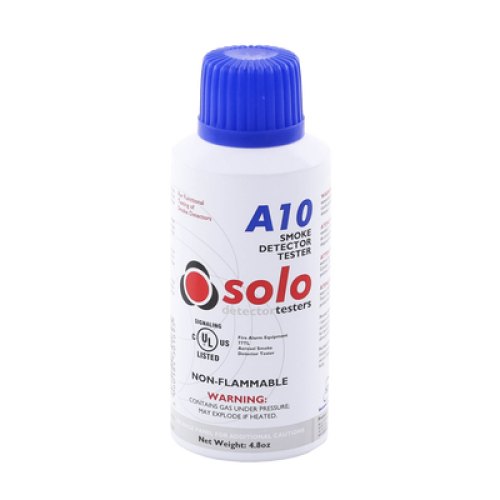 Lata De Humo Sintético En Aerosol Para Prueba De Detectores Puntuales, No Tóxico, No Inflamable, Libre De Silicona, 100%Biodegradable, No Contamina Los Detectores, Uso Manual o En Dispensadores SOLO-330/SOLO-332, Listado UL