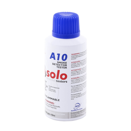Lata De Humo Sintético En Aerosol Para Prueba De Detectores Puntuales, No Tóxico, No Inflamable, Libre De Silicona, 100%Biodegradable, No Contamina Los Detectores, Uso Manual o En Dispensadores SOLO-330/SOLO-332, Listado UL