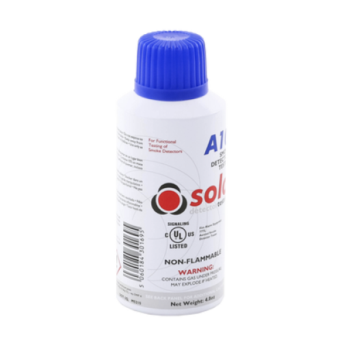 Lata De Humo Sintético En Aerosol Para Prueba De Detectores Puntuales, No Tóxico, No Inflamable, Libre De Silicona, 100%Biodegradable, No Contamina Los Detectores, Uso Manual o En Dispensadores SOLO-330/SOLO-332, Listado UL