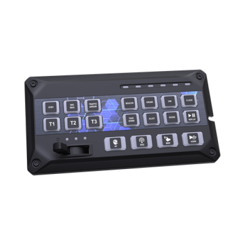 Sirena Vehicular de 200W de Potencia, Con Controlador de Panel Deslizante de 19 botones, indicador de flecha de tráfico de 6 LED, 12 Salidas Auxiliares