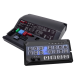 Sirena Vehicular de 200W de Potencia, Programable, Con Controlador de Panel Deslizante de 19 botones, indicador de flecha de tráfico de 6 LED, 12 Salidas Auxiliares