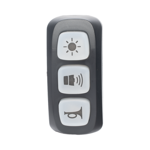 Sirena/Bocina Compacta Para Motocicleta de 30 Watts, Incluye Controlador y Microfono