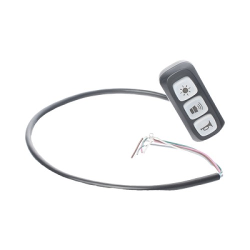 Sirena/Bocina Compacta Para Motocicleta de 30 Watts, Incluye Controlador y Microfono