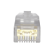 Plug RJ45 Cat6A, Para Cable UTP de Calibre 23-24 AWG, Chapado en Oro de 50 Micras, Paquete de 100 Piezas