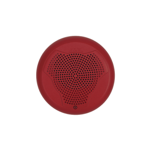 Bocina para Montaje en Techo, Color Rojo, Nuevo Diseño Moderno y Elegante y Menor Consumo de Corriente Bocina para Montaje en Techo, Color Rojo, Nuevo Diseño Moderno y Elegante y Menor Consumo de Corriente