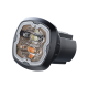 Estrobo Oculto, 6 LED, rojo/azul, SAE Clase I, Empotrable, lente transparente