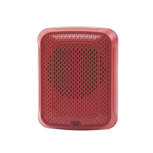 Bocina para Montaje en Pared, Color Rojo, Nuevo Diseño Moderno y Elegante y Menor Consumo de Corriente