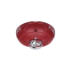 Bocina con Lámpara Estroboscópica, Montaje en Techo, Color Rojo, Nuevo Diseño Moderno y Elegante y Menor Consumo de Corriente