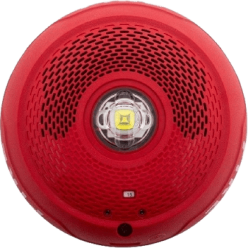 BOC C/LAMP ESTROBOSCOPICA tipo LED MONT EN TECHO CLR ROJO