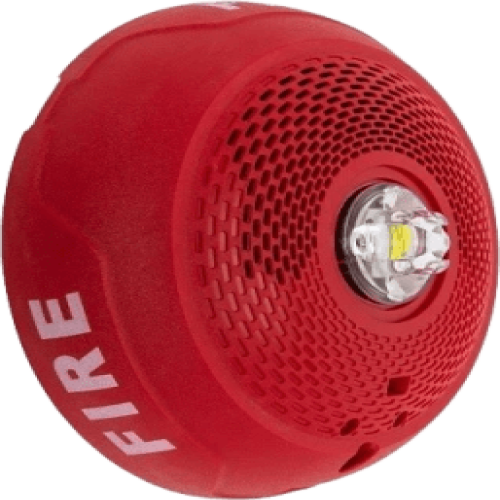 BOC C/LAMP ESTROBOSCOPICA tipo LED MONT EN TECHO CLR ROJO