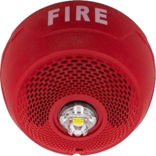 BOC C/LAMP ESTROBOSCOPICA tipo LED MONT EN TECHO CLR ROJO