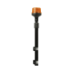 Luz Telescópica para Motocicletas, 8 LED, Ambar, SAE Clase I