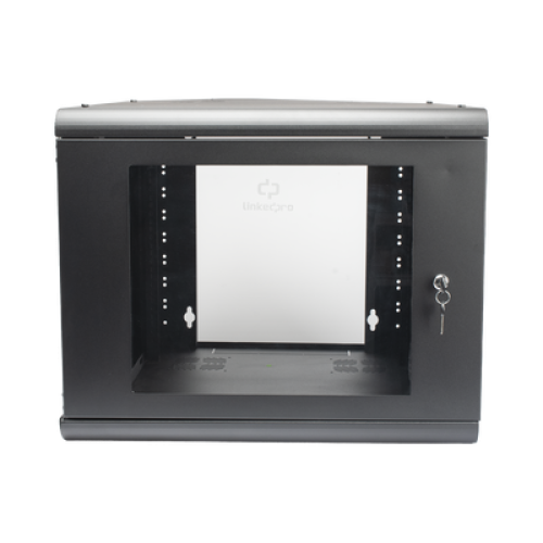 Gabinete de Pared 9U de 635 mm de Profundidad, Rack de 19 in en Acero Reforzado: Compacto y Resistente para Soluciones Profesionales