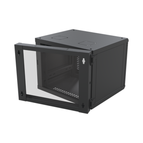 Gabinete Abatible de Pared (Con Marco Trasero) con Rack 19