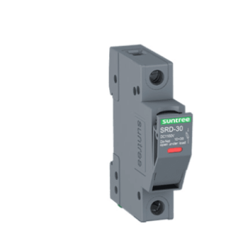 Porta Fusible CD 1000V 1 Polo Riel Din