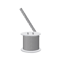 Cable de Retenida 7 Hilos , Resistencia 600 kg, Diámetro 1/8 Cable de Retenida 7 Hilos , Resistencia 600 kg, Diámetro 1/8