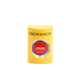 Botón de Emergencia en Español, Color Amarillo, Acción Mantenida, Girar para Restablecer y LED Multicolor