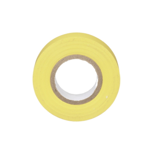 Cinta Eléctrica STRONGHOLD para Aislar, de PVC, Uso General Reparación y Mantenimiento, Grosor de 0.18mm (7 mil), Ancho de 19mm, y 20.12m de Largo, Color Amarillo