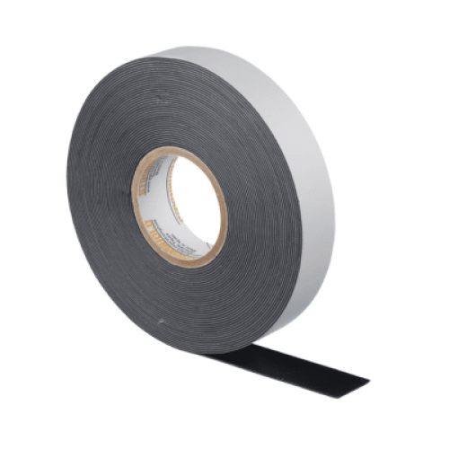 Cinta Eléctrica STRONGHOLD para Aislar de Caucho EPR, Autofusionable, Uso Industrial en Uniones de Alto Voltaje y Temperatura, Grosor 0.76mm (30 mil), Ancho 19mm, y 9.1m Largo, Color Negro. 