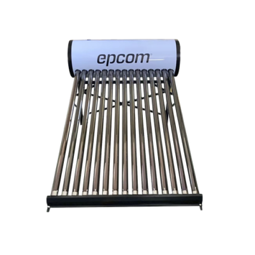 Bóiler Solar de 150L, Baja Presión con 15 Tubos de Vacío de Mayor Resistencia y Termotanque Inoxidable de Grado Alimenticio 150 L Resistentes a Granizo de Hasta 25 mm/ l, Incluye Anodo de Magnesio